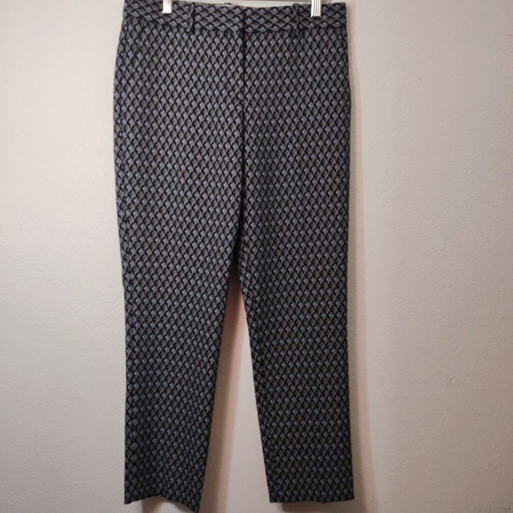Theory Patterned Slim Ankle Pants 2